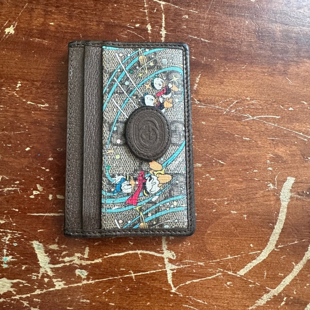 Authentic Gucci Disney Card Holder/Wallet
